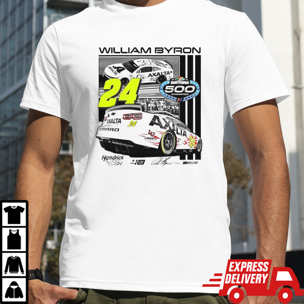 William Byron #24 2024 Daytona 500 Winner Hendrick Motorsports T-shirt