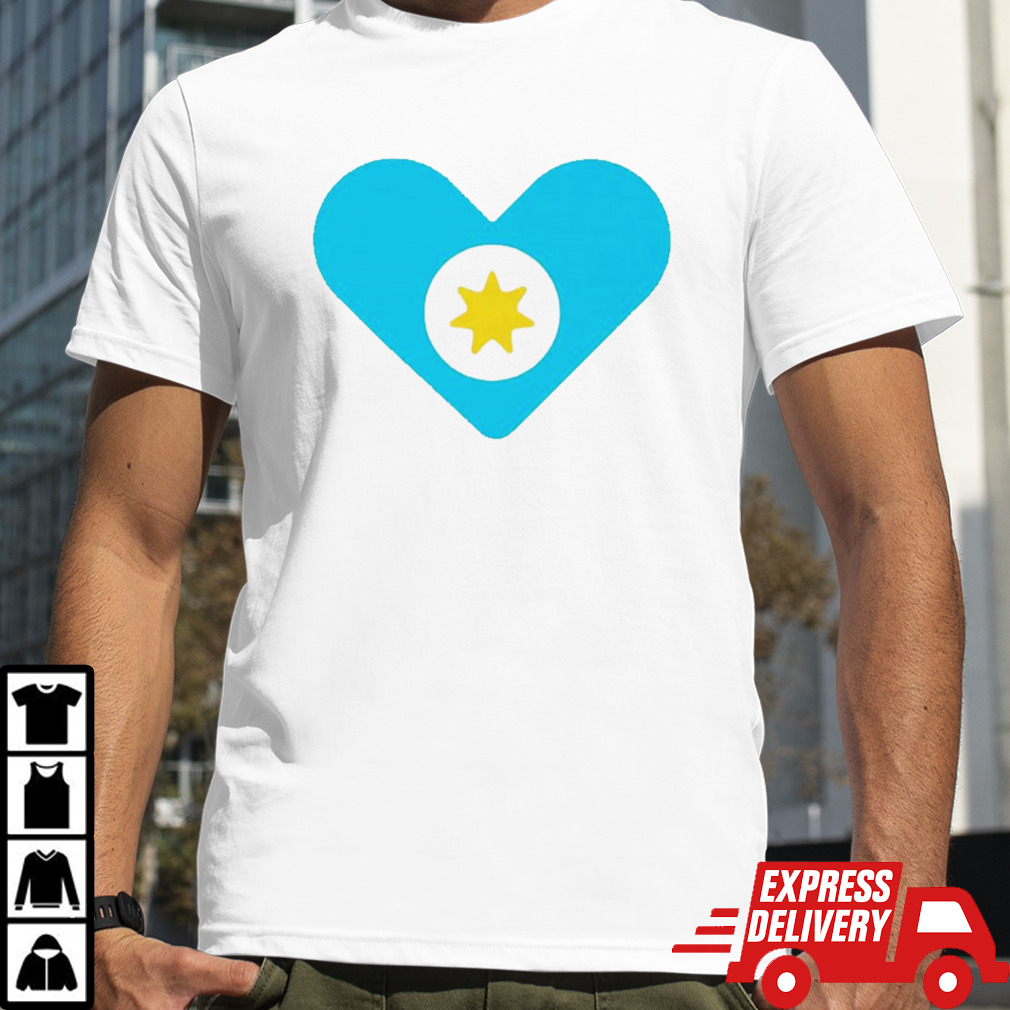 Argentina flag heart shirt