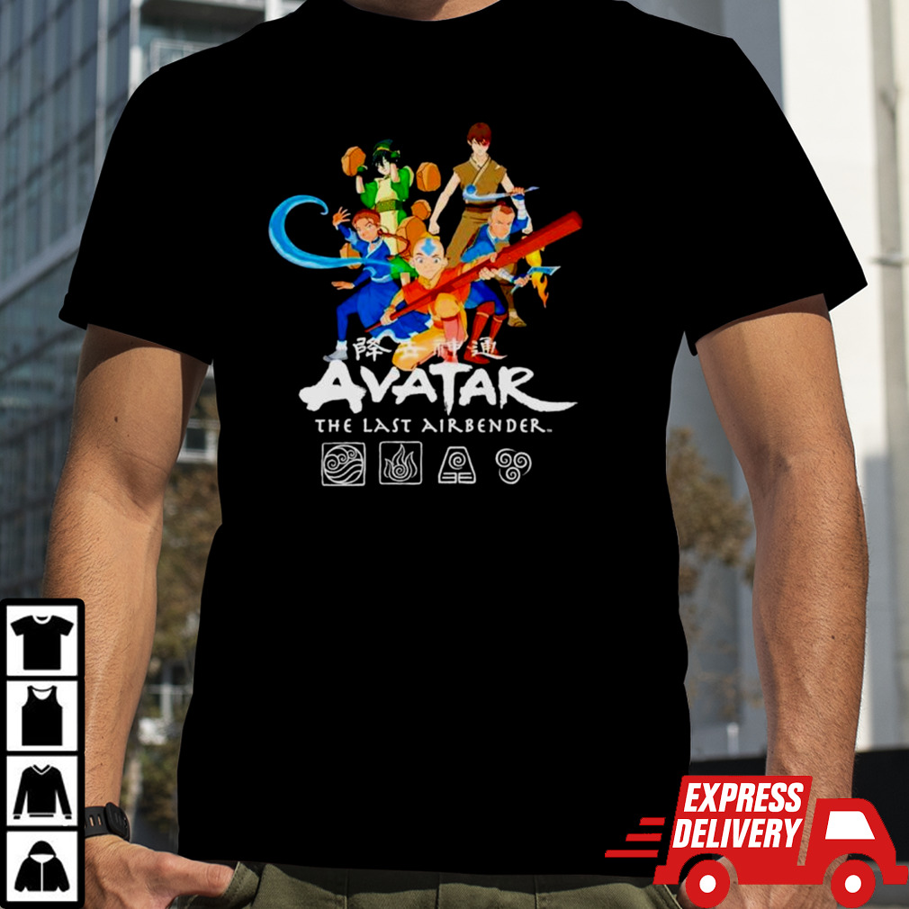 Avatar cartoon the last airbender shirt