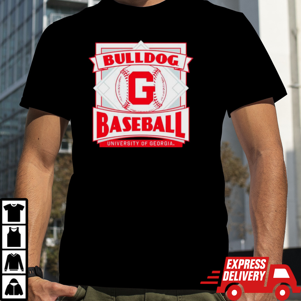 Bulldogs baseball university of Georgia retro shirt