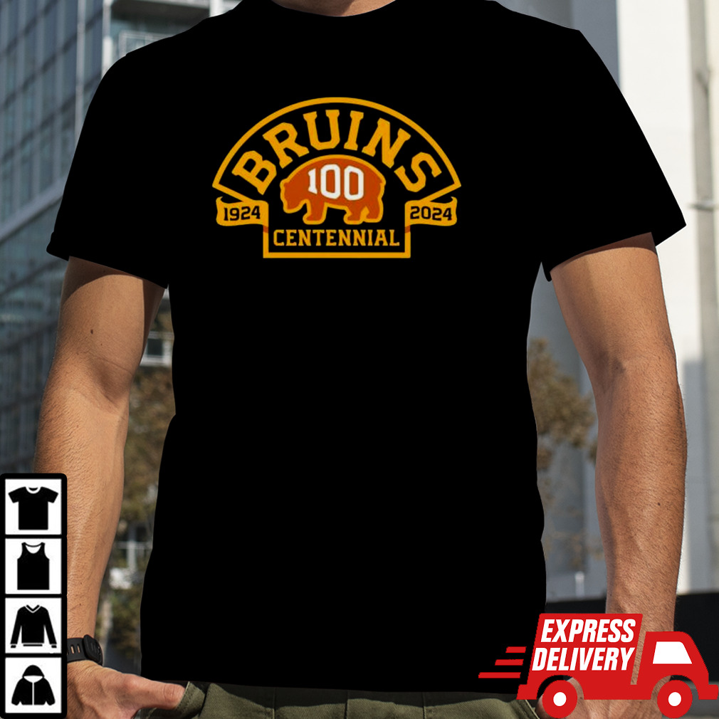 Centennial Boston Bruins Hockey Team 100th Season Hockey 1924 2024 shirt