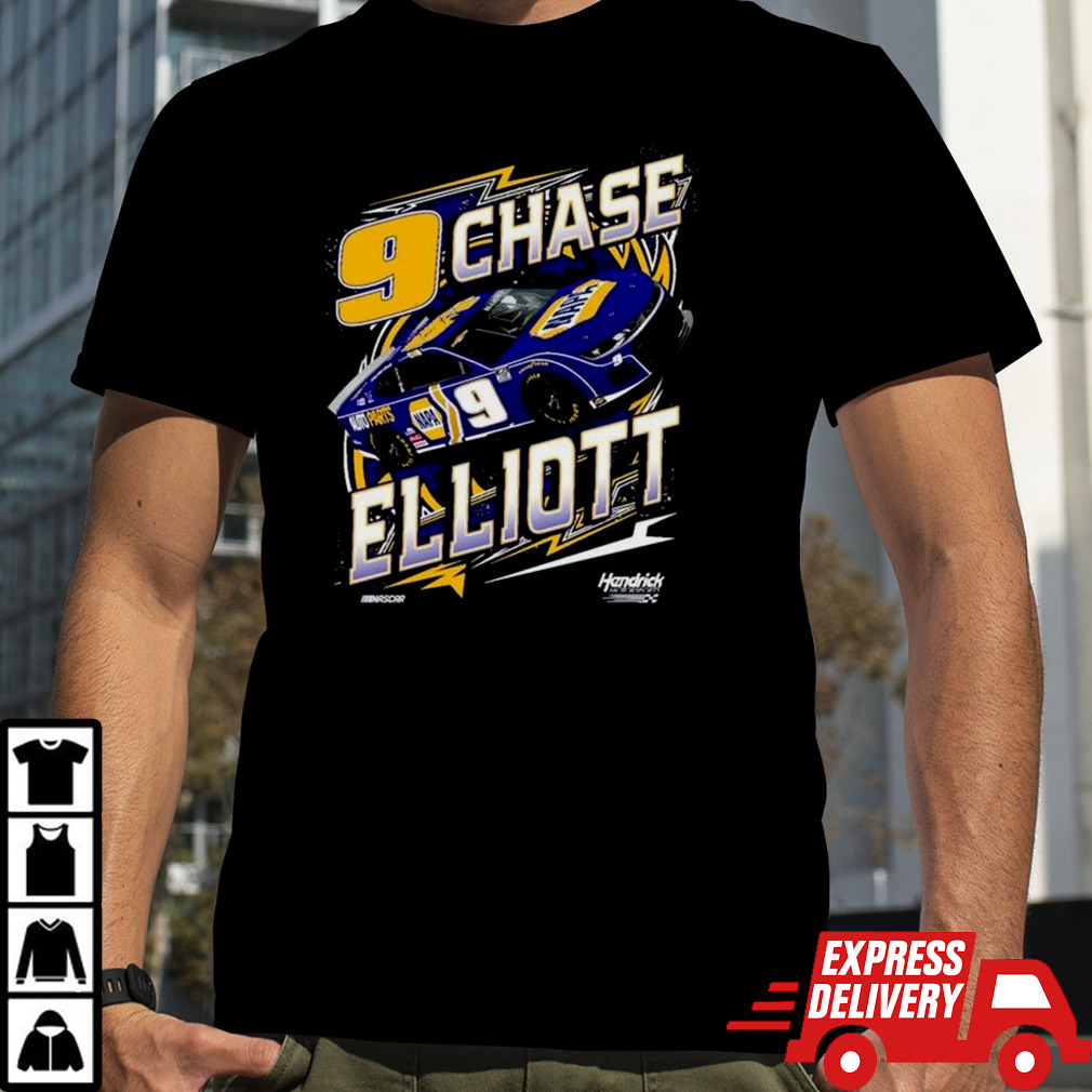 Chase Elliott Hendrick Motorsports Team Collection Navy NAPA Backstretch 2024 T-shirt