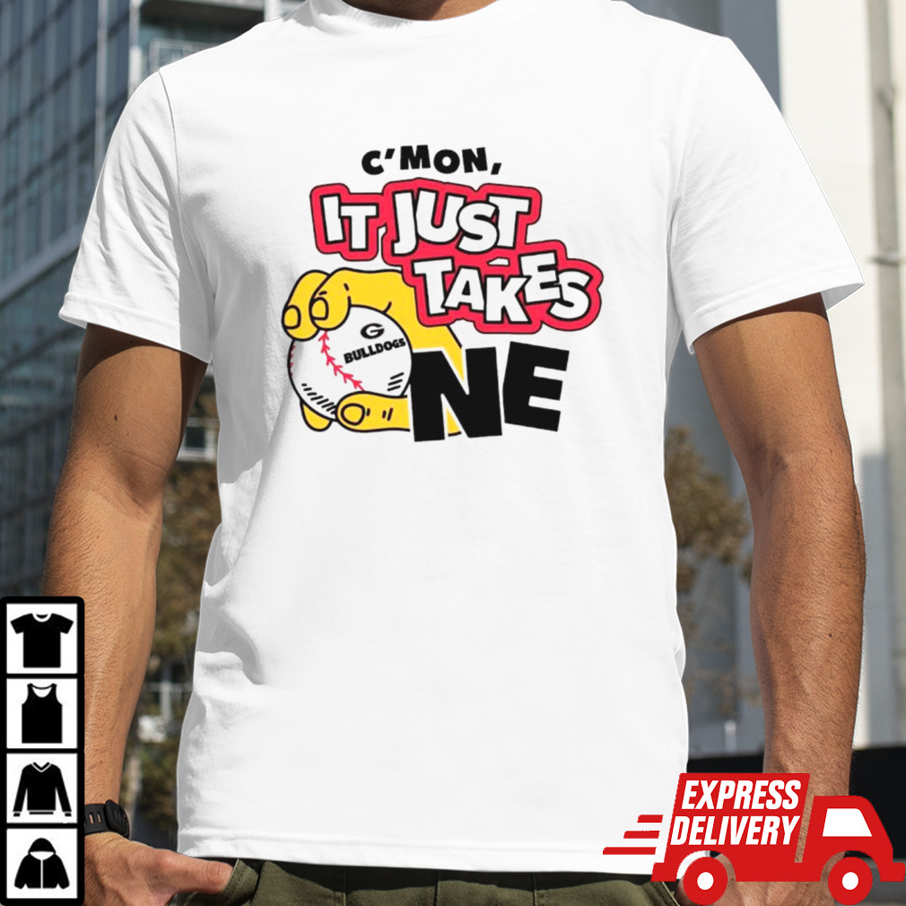 It just takes one Georgia Bulldogs baseball shirt