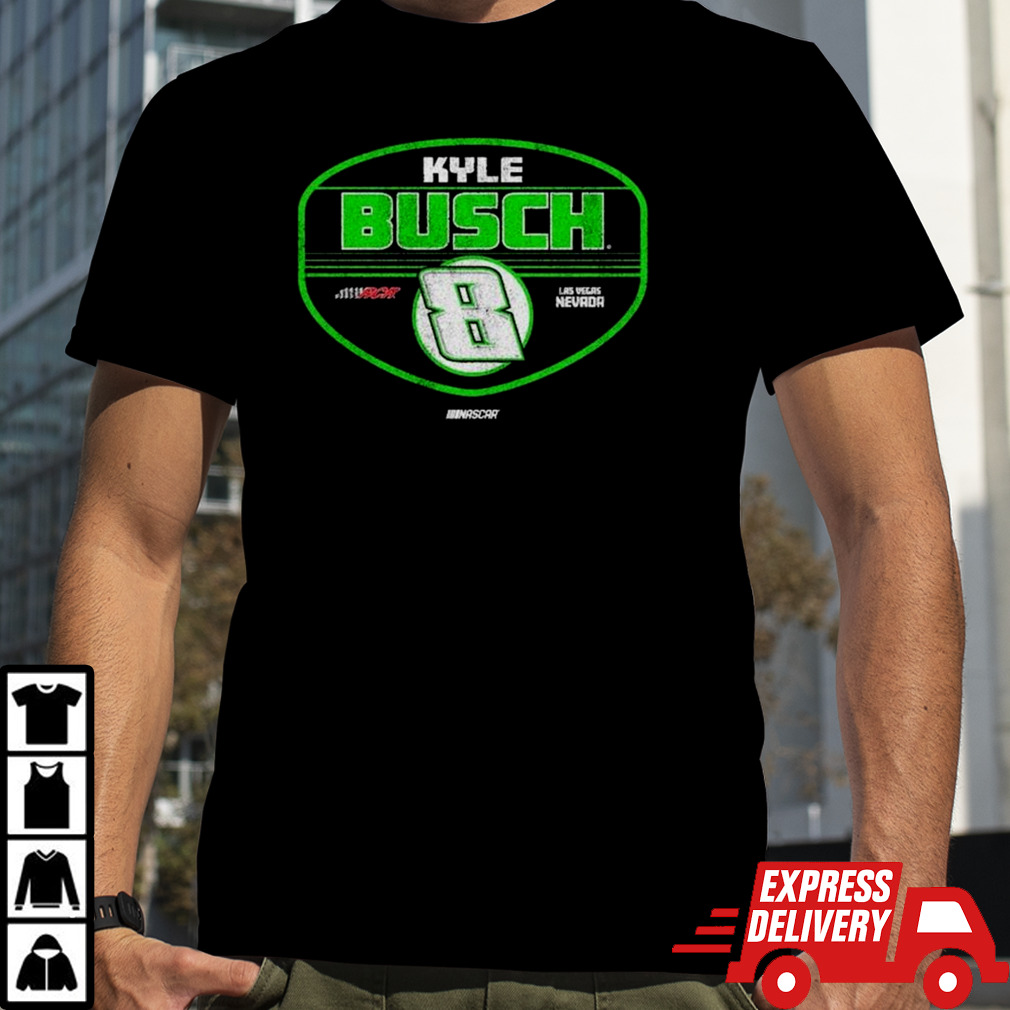 Kyle Busch Richard Childress Racing Team Collection Black Tailgate 2024 T-shirt