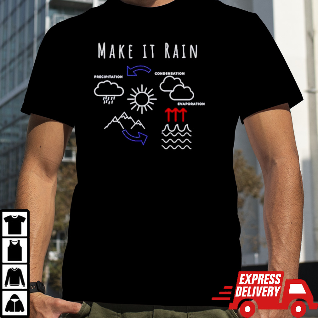 Make it rain condensation precipitation shirt