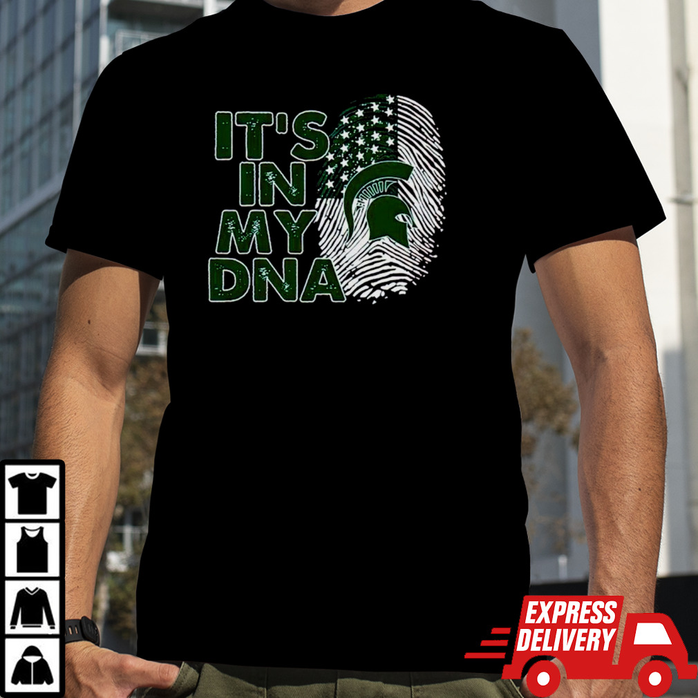 Michigan State Spartans It’s In My DNA Fingerprint shirt