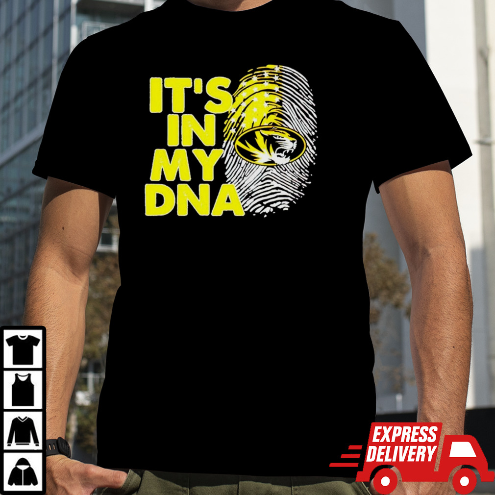 Missouri Tigers It’s In My DNA Fingerprint shirt