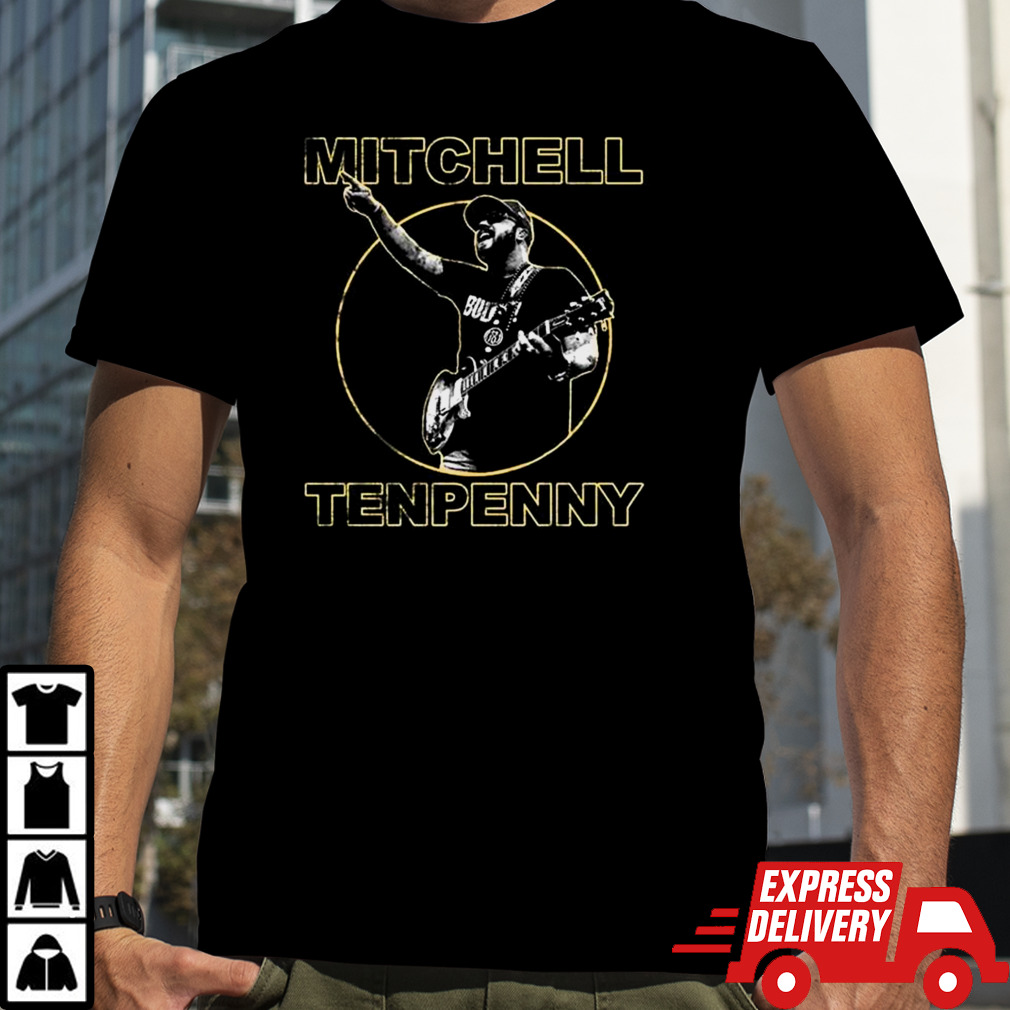 Mitchell Tenpenny Black Retro Photo T-shirt