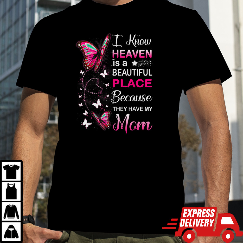 Mom Is My Guardian Angel In Heaven Memorial Day Men Women T-Shirt