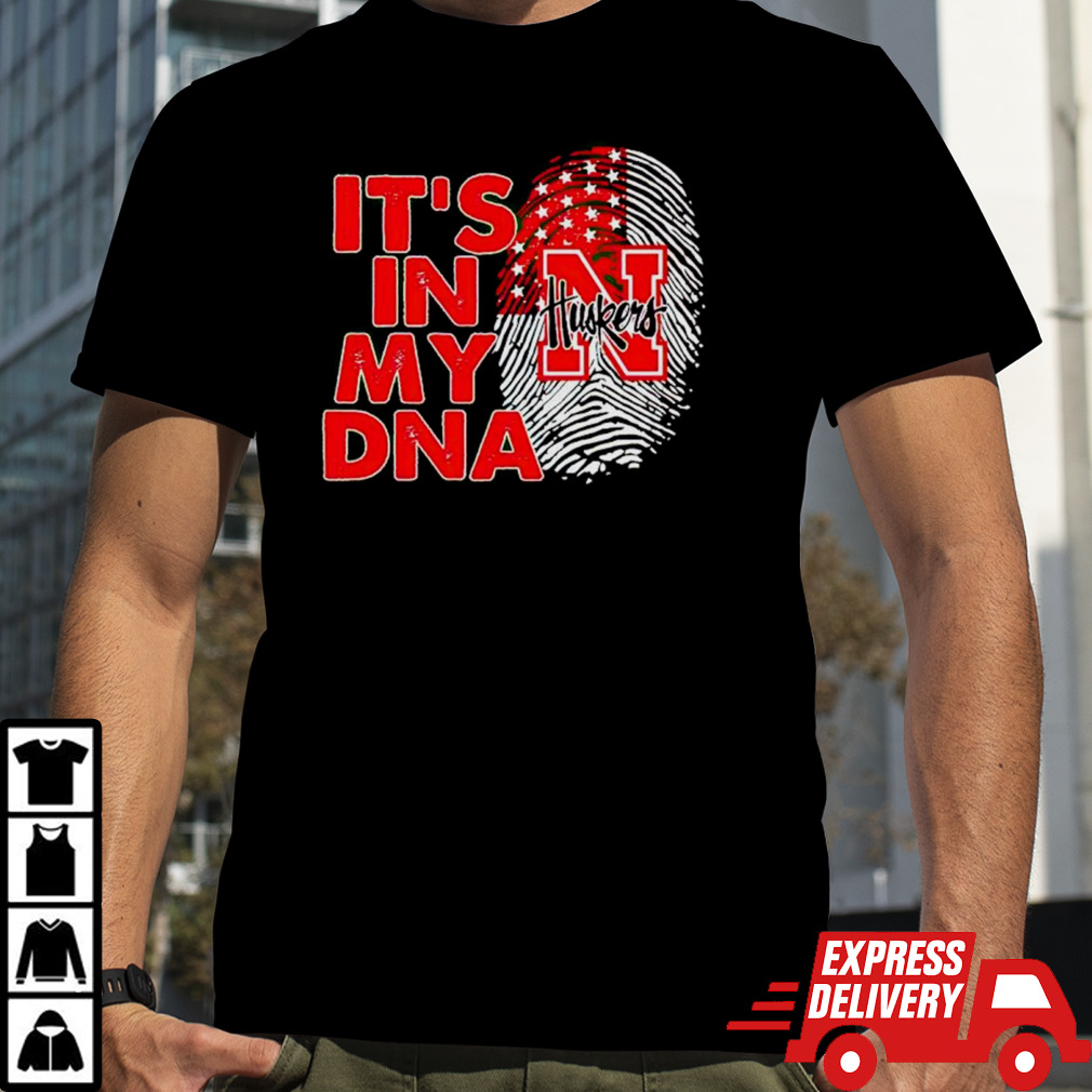 Nebraska Cornhuskers It’s In My DNA Fingerprint shirt