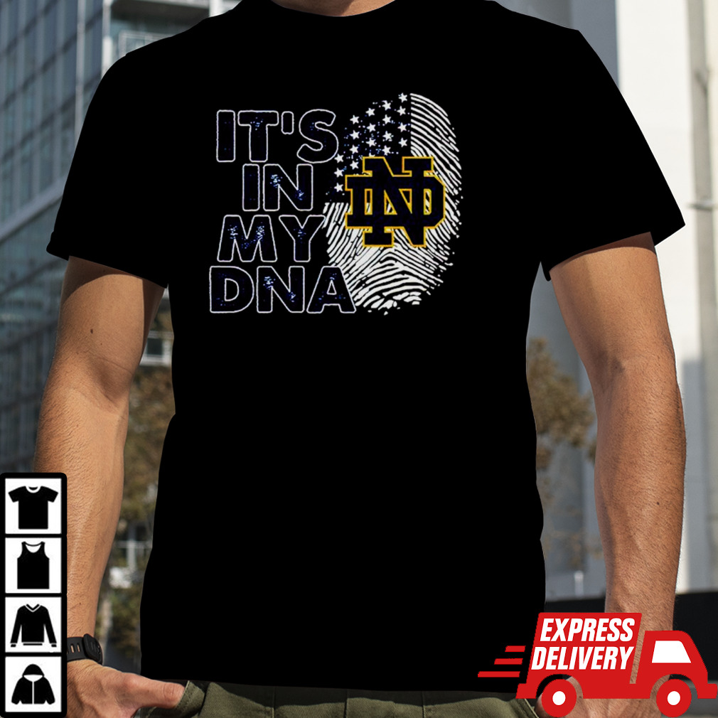 Notre Dame Fighting Irish It’s In My DNA Fingerprint shirt