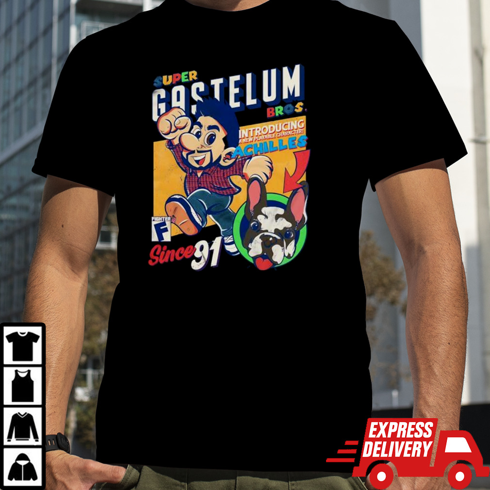 Super Gastelum Bros introducing a new playable characteri achilles shirt