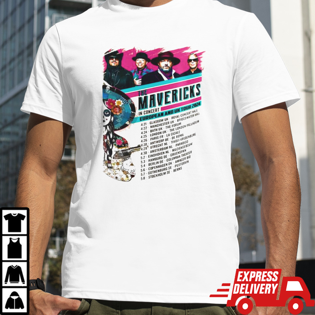 The Mavericks In Concert European And Uk Tour 2024 T-shirt