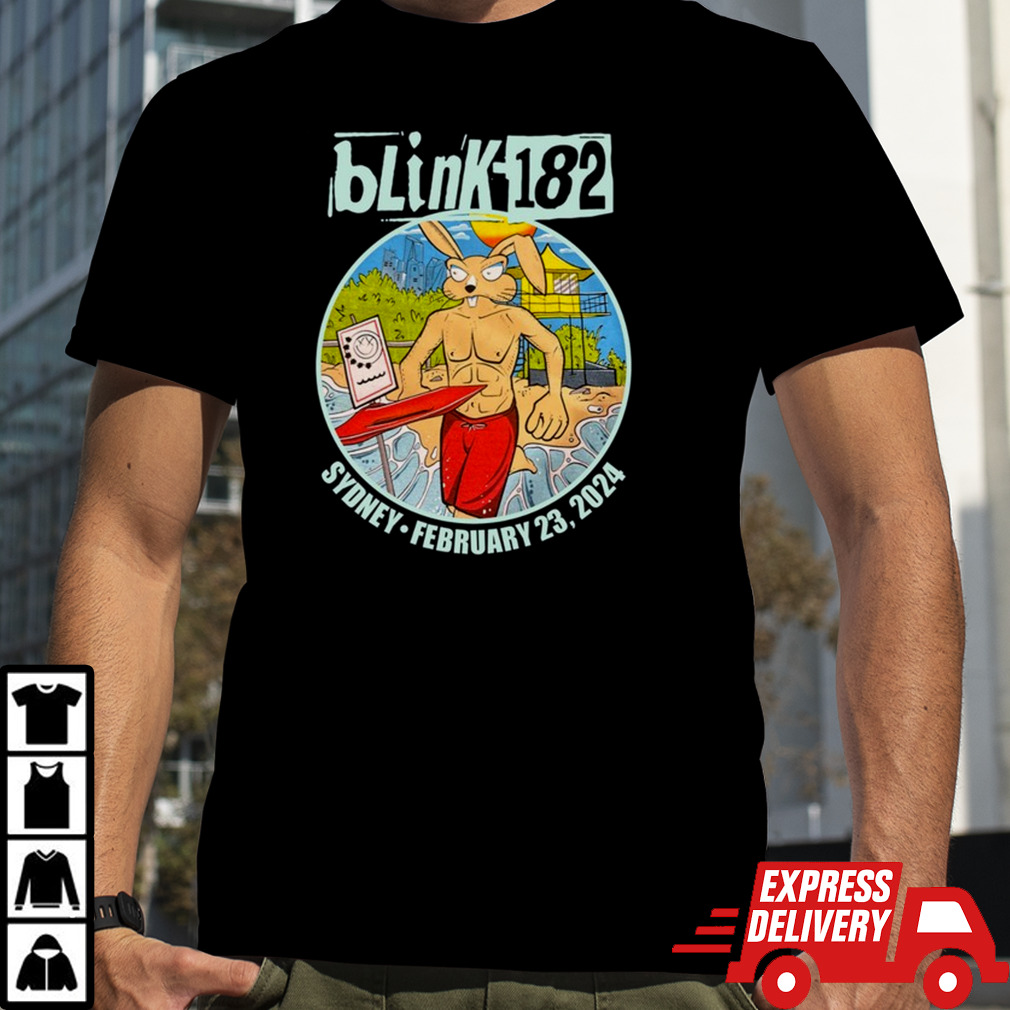 Blink 182 2024 Australia Tour Qudos Bank Arena February 23 shirt