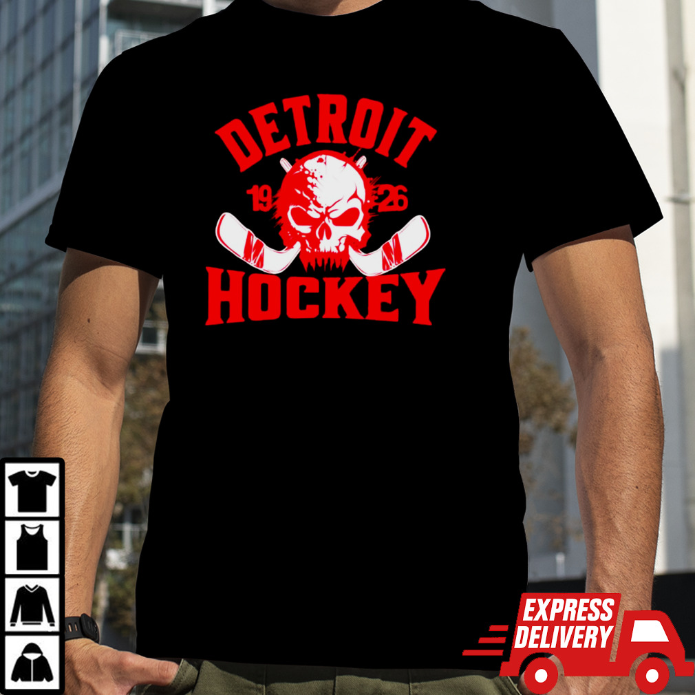 Detroit Hockey Skull NHL Team classic shirt