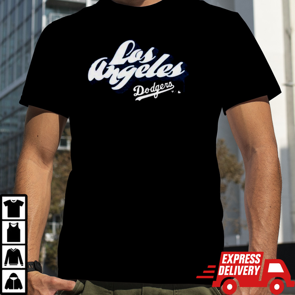 Dodgers Merch Los Angeles Dodgers Fanatics Branded Black Graffiti T Shirt