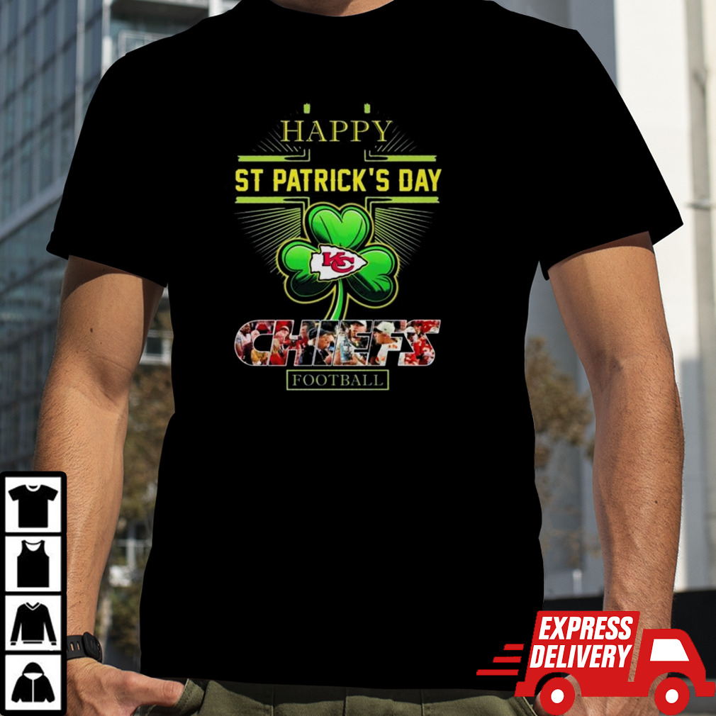 Happy St Patrick’s Day Kansas City Chiefs Football Shirt