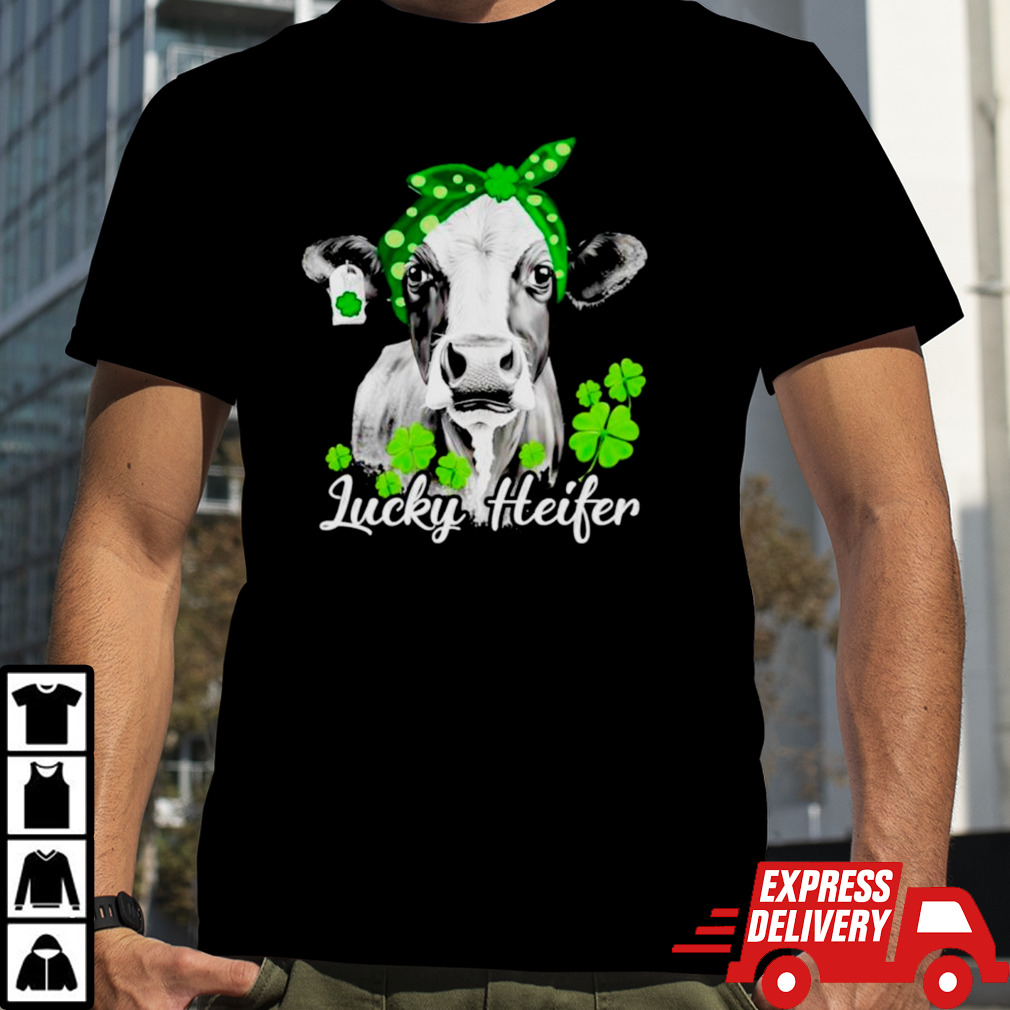 Lucky heifer St Patrick’s day cow shirt