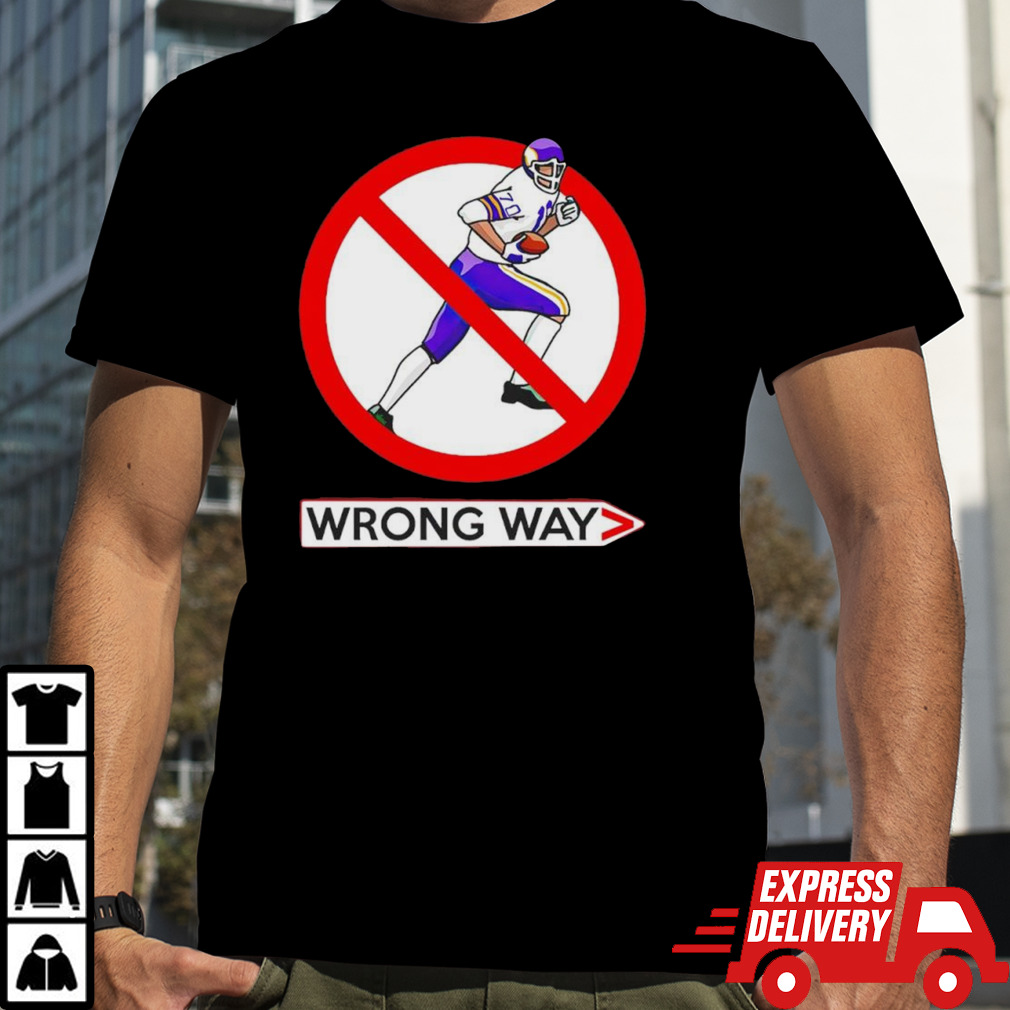 Minnesota Vikings Jim Marshall wrong way shirt