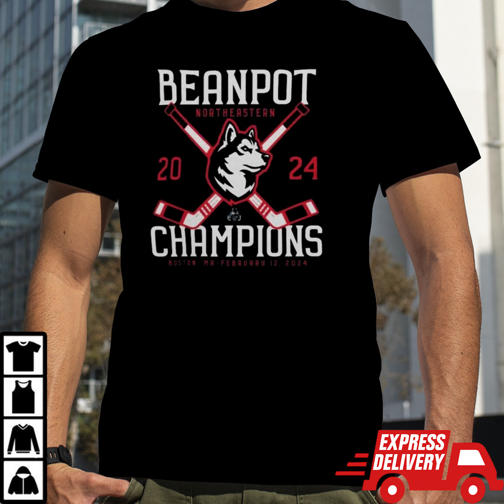 Northeastern University Men’s 2024 Beanpot Champs Franklin Shirt