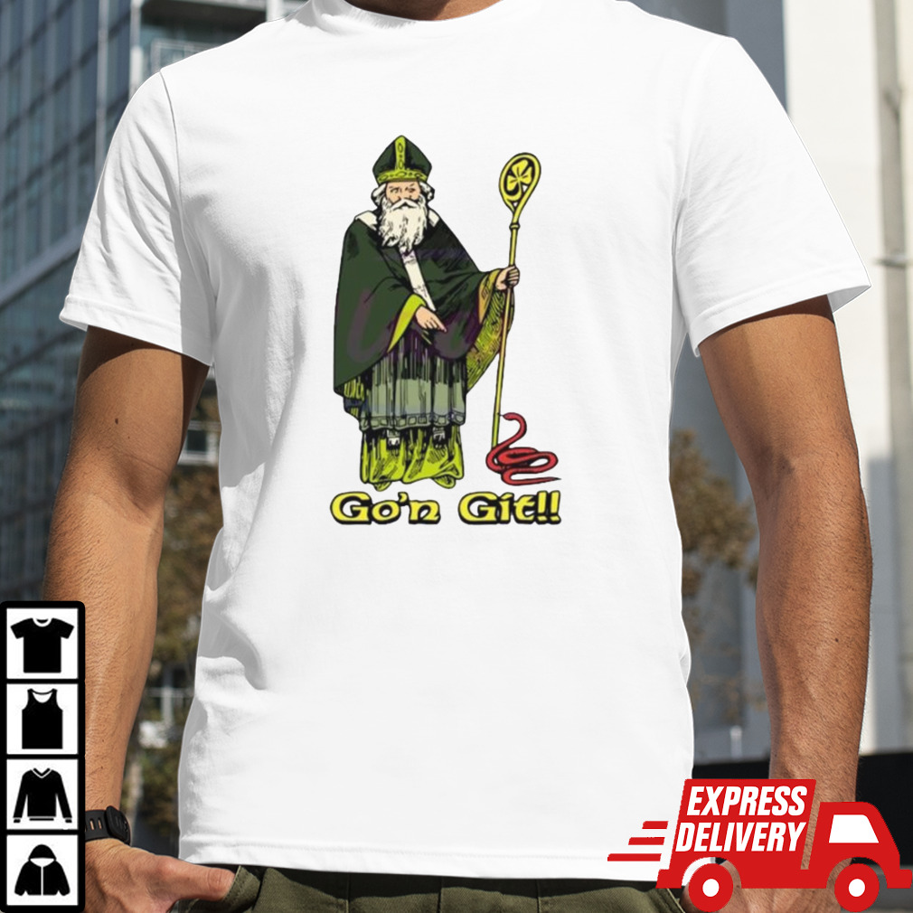 Snake Red Gon Git St Patricks Day Vicar shirt