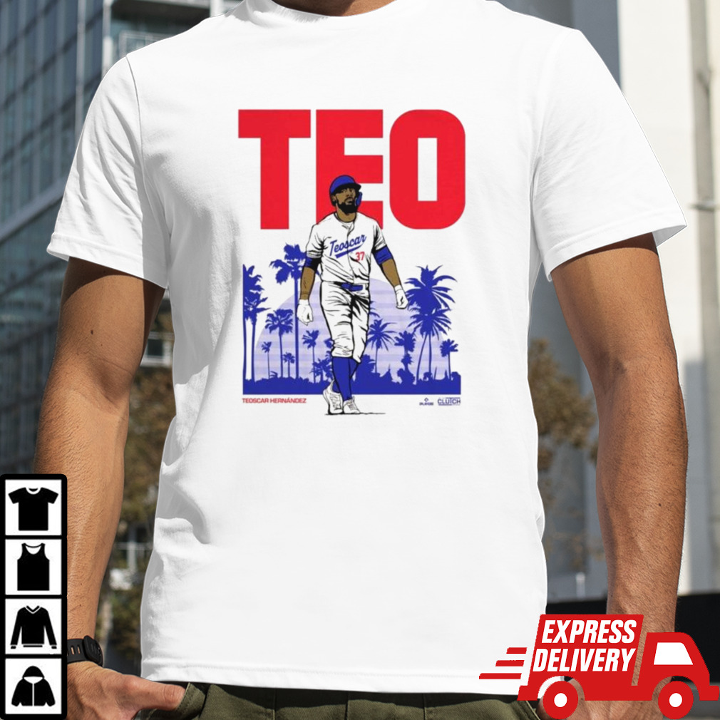 TEO LAD Teoscar Hernández 37 Los Angeles Dodgers shirt