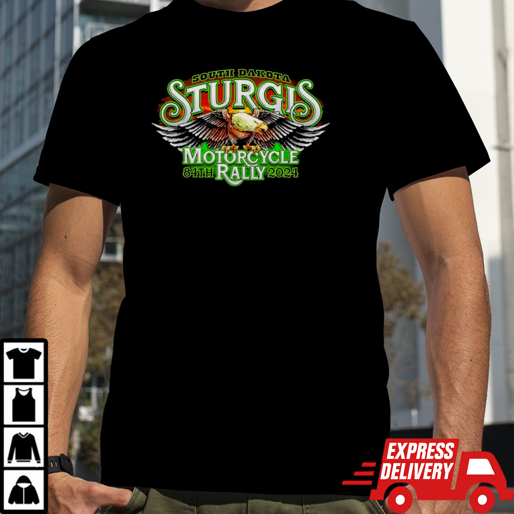 2024 Sturgis Motorcycle Rally Eagle & Skull T-shirt