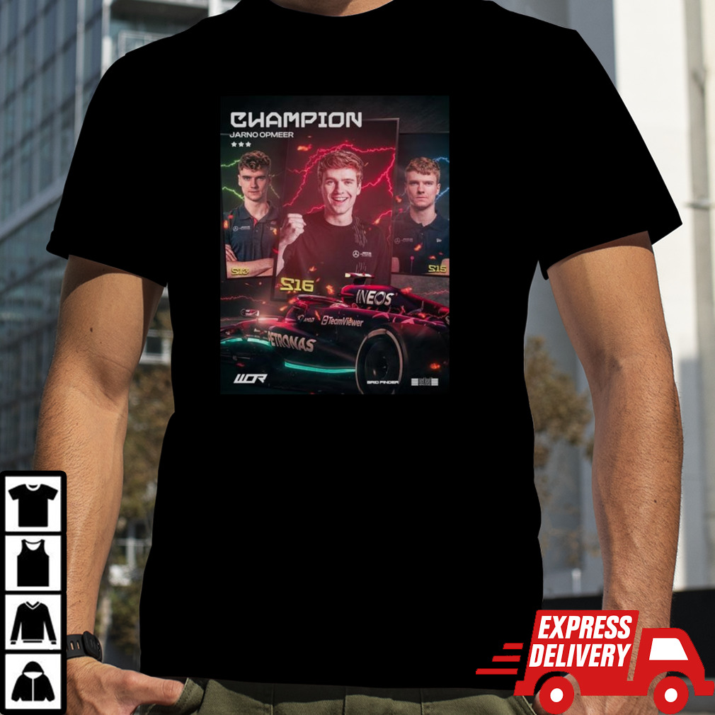 Jarno Opmeer Is Our First-ever 3x Tier 1 Champion After One Of The Most Dramatic Final Laps In League Racing History T-shirt