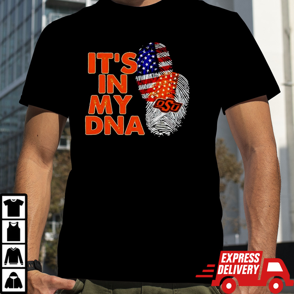 Oklahoma State Cowboys It’s In My DNA Fingerprint shirt