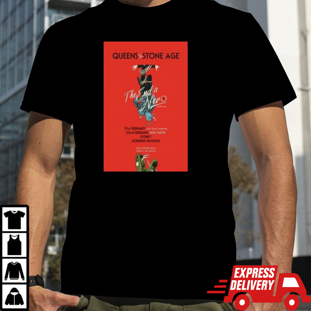 Queens Of The Stone Age Feb 21 & 22 2024 At Hordern Pavilion In Sydney, Aus Shirt