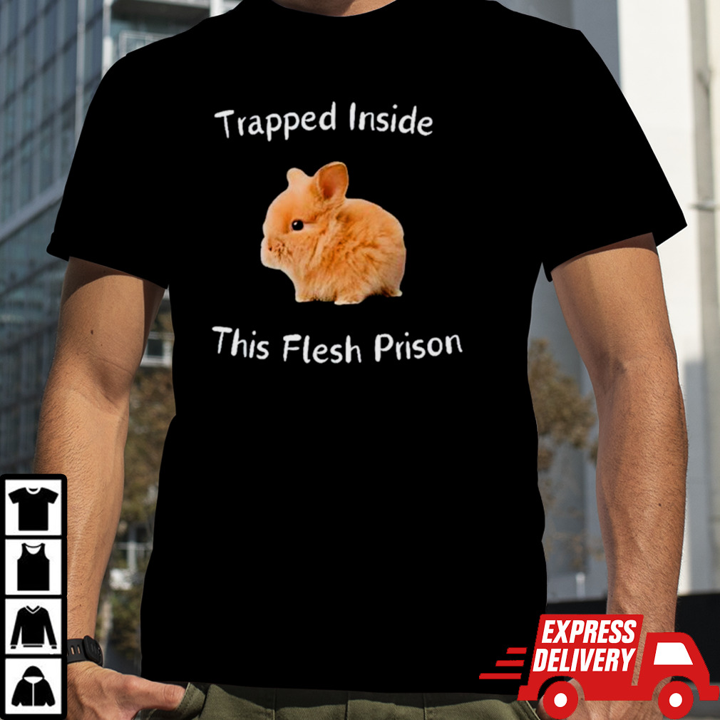 Rabbit trapped inside this flesh prison shirt