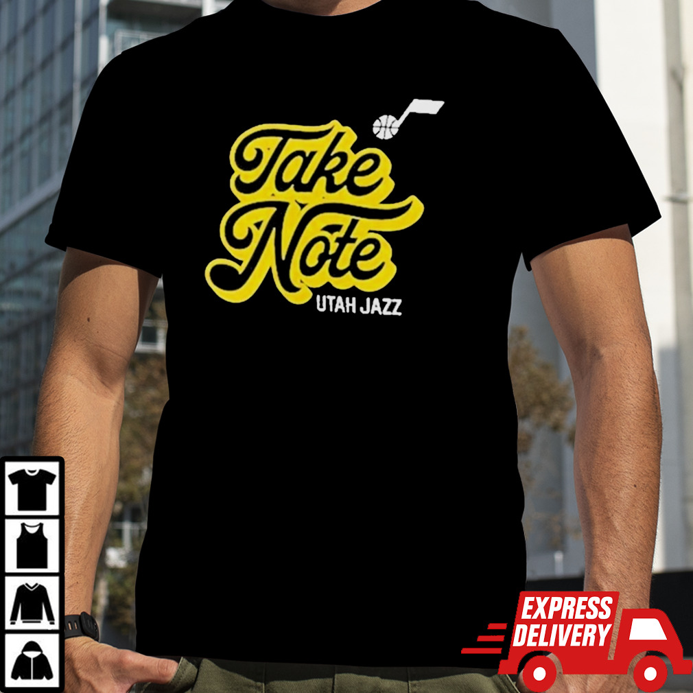 Take Note Utah Jazz Basketball Shirt