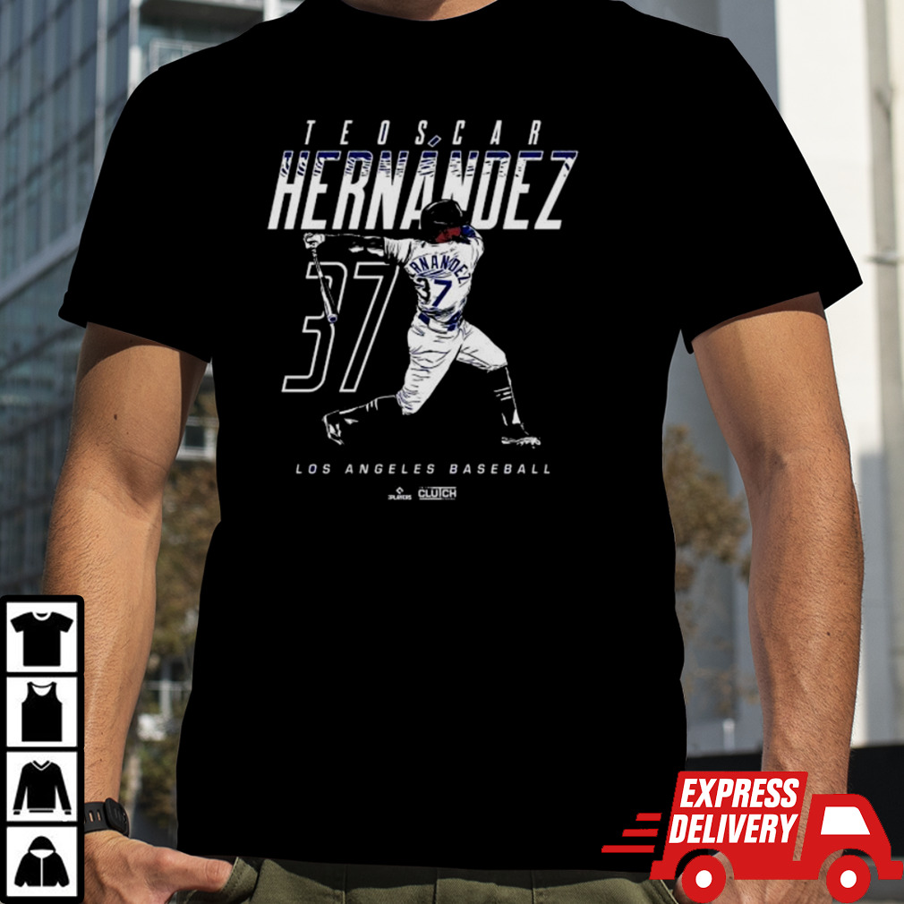 Teoscar Hernández Name And Number MLBPA LAD shirt