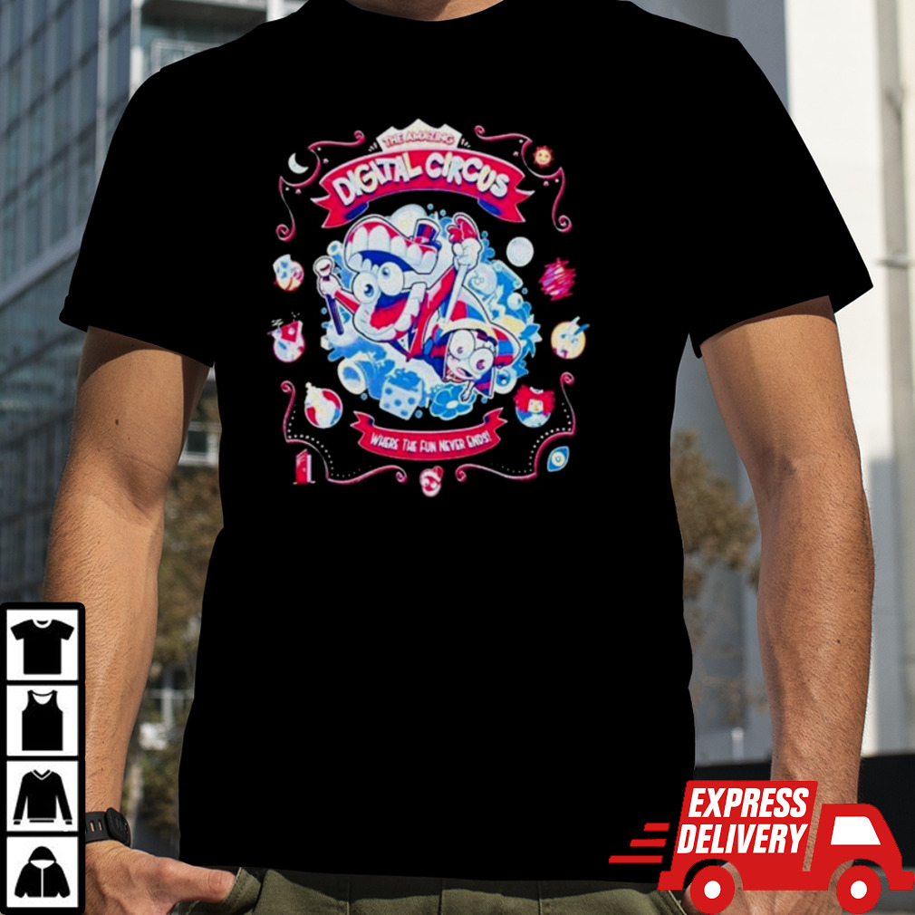 The Amazing Digital Circus Retro Carnival shirt