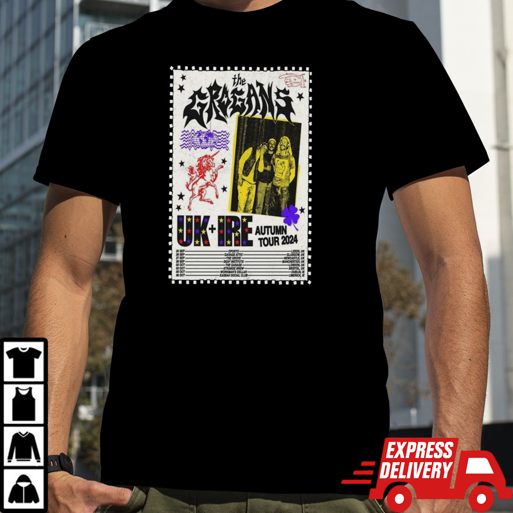 The Grogans Uk+ire Autumn Tour 2024 T-shirt