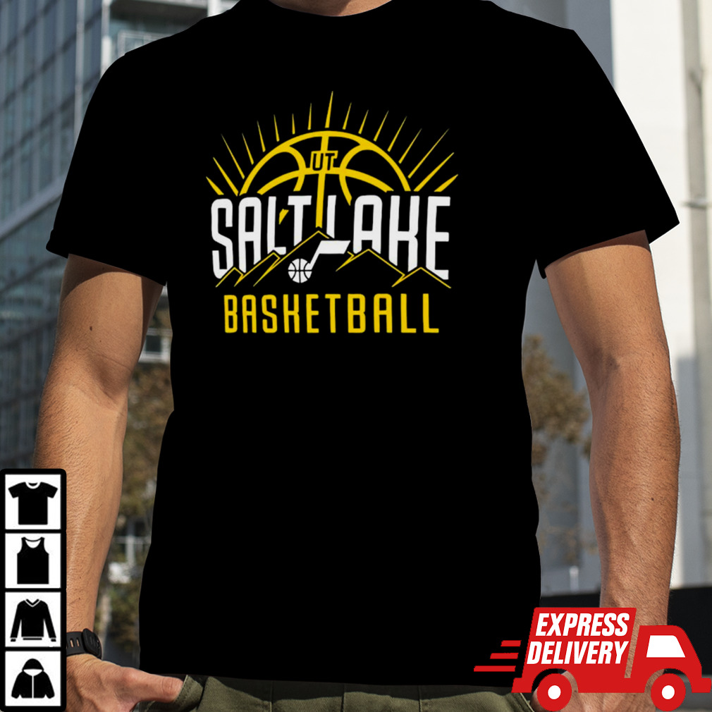 Utah Jazz Salt Lake basketball shirt