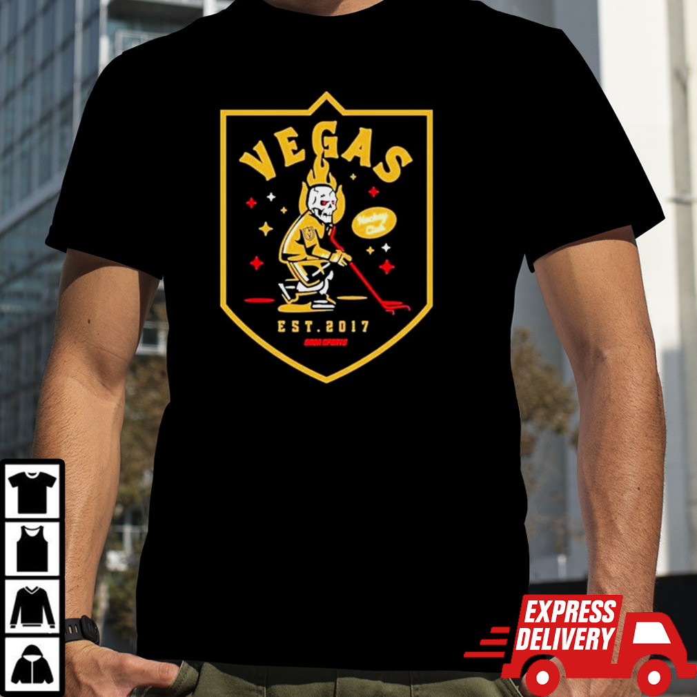 vegas Hockey NHL Skeleton Shirt