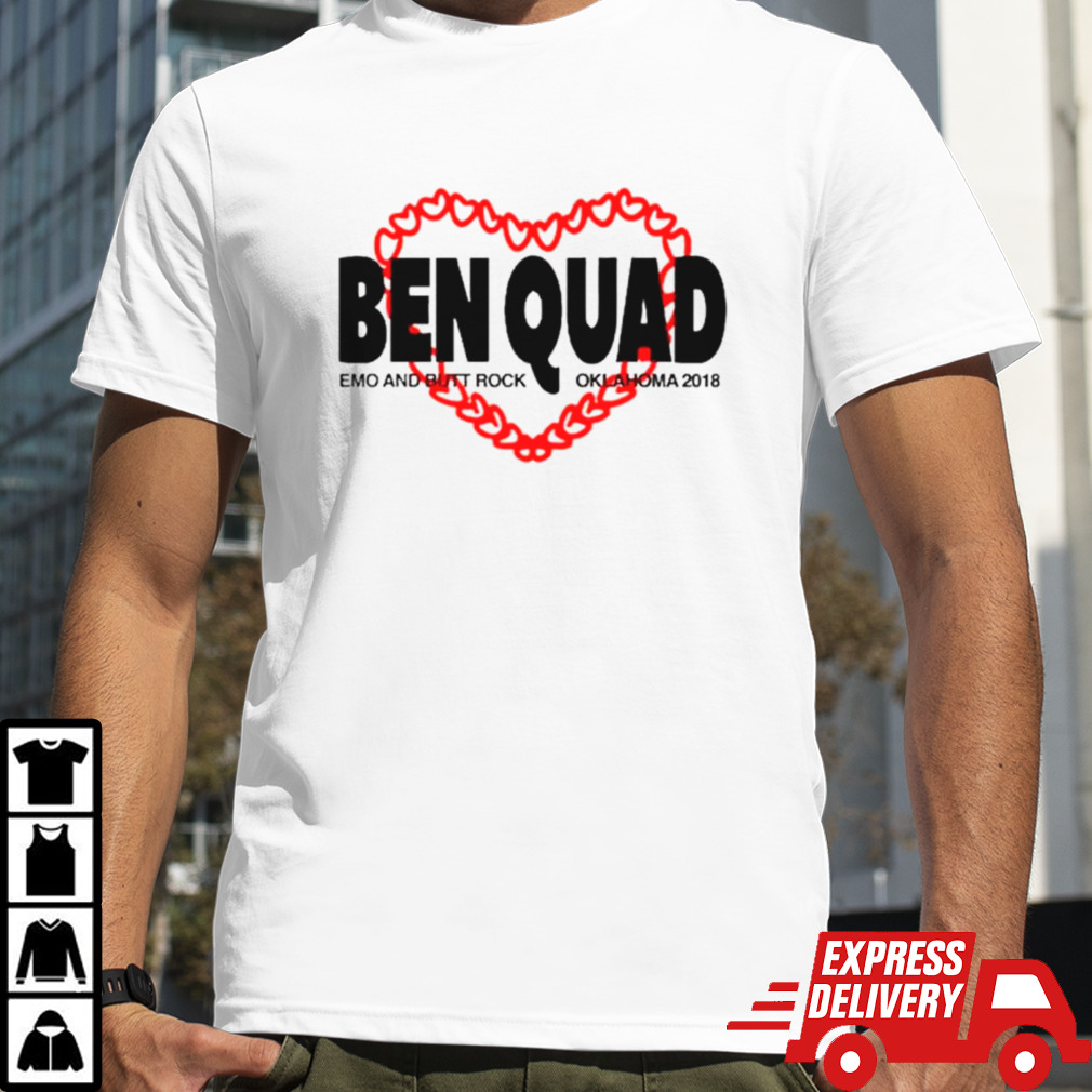 Ben quad dog hearts shirt