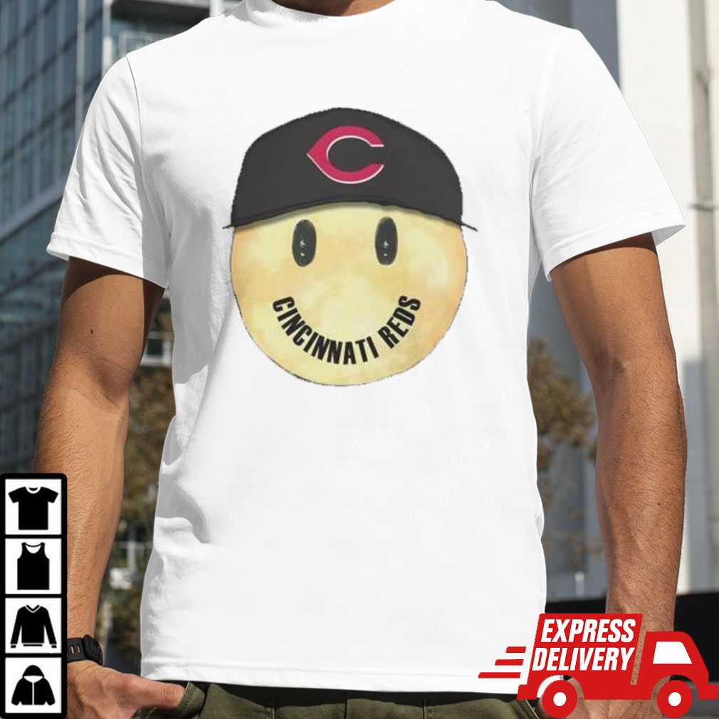 Cincinnati Reds Smiley Tee Shirt