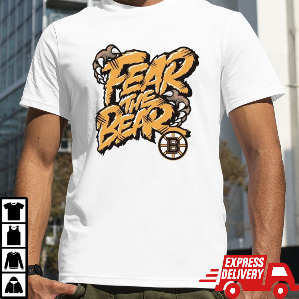 Claws Boston Bruins Fear The Bear shirt