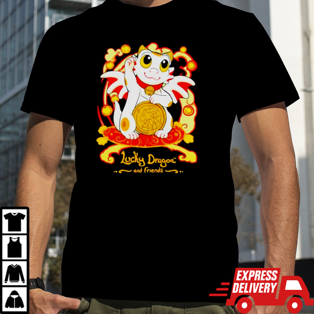 Beckoning lucky dragon shirt