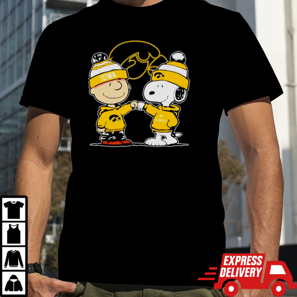 Charlie Brown and Snoopy go Iowa Hawkeyes shirt