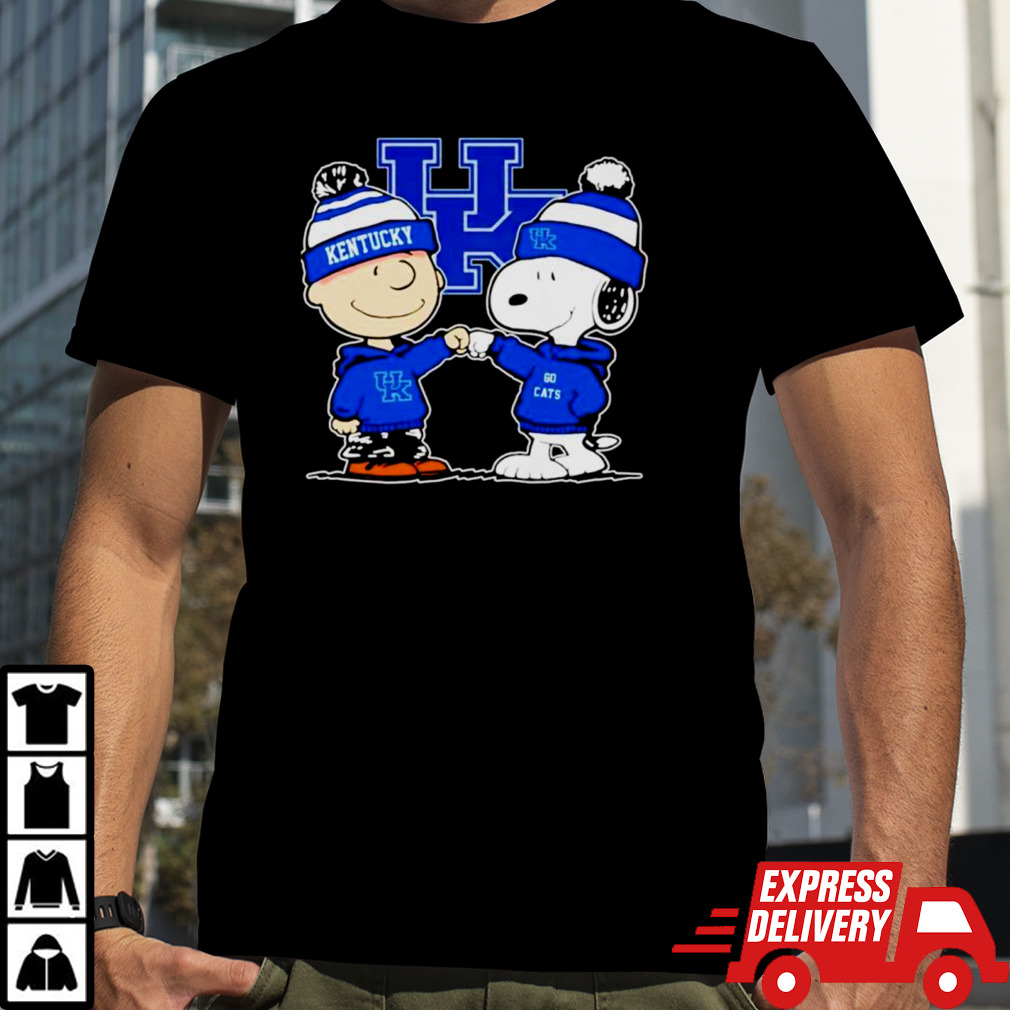 Charlie Brown and Snoopy go Kentucky Wildcats shirt