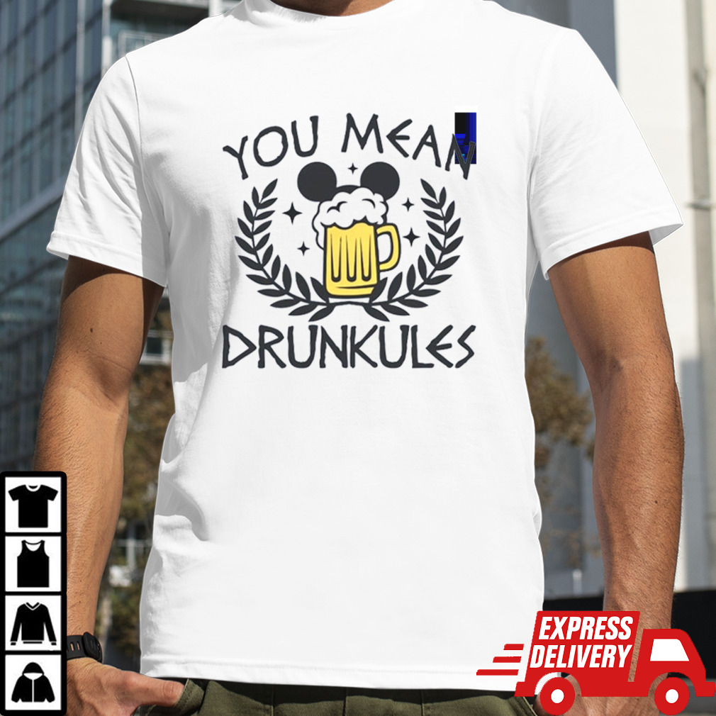 Drunkules Hercules Inspired Drinking T Shirt