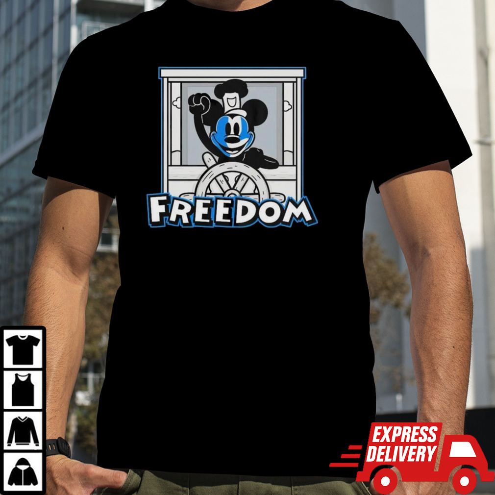 Freedom Steamboat Willie and Braveheart T shirt