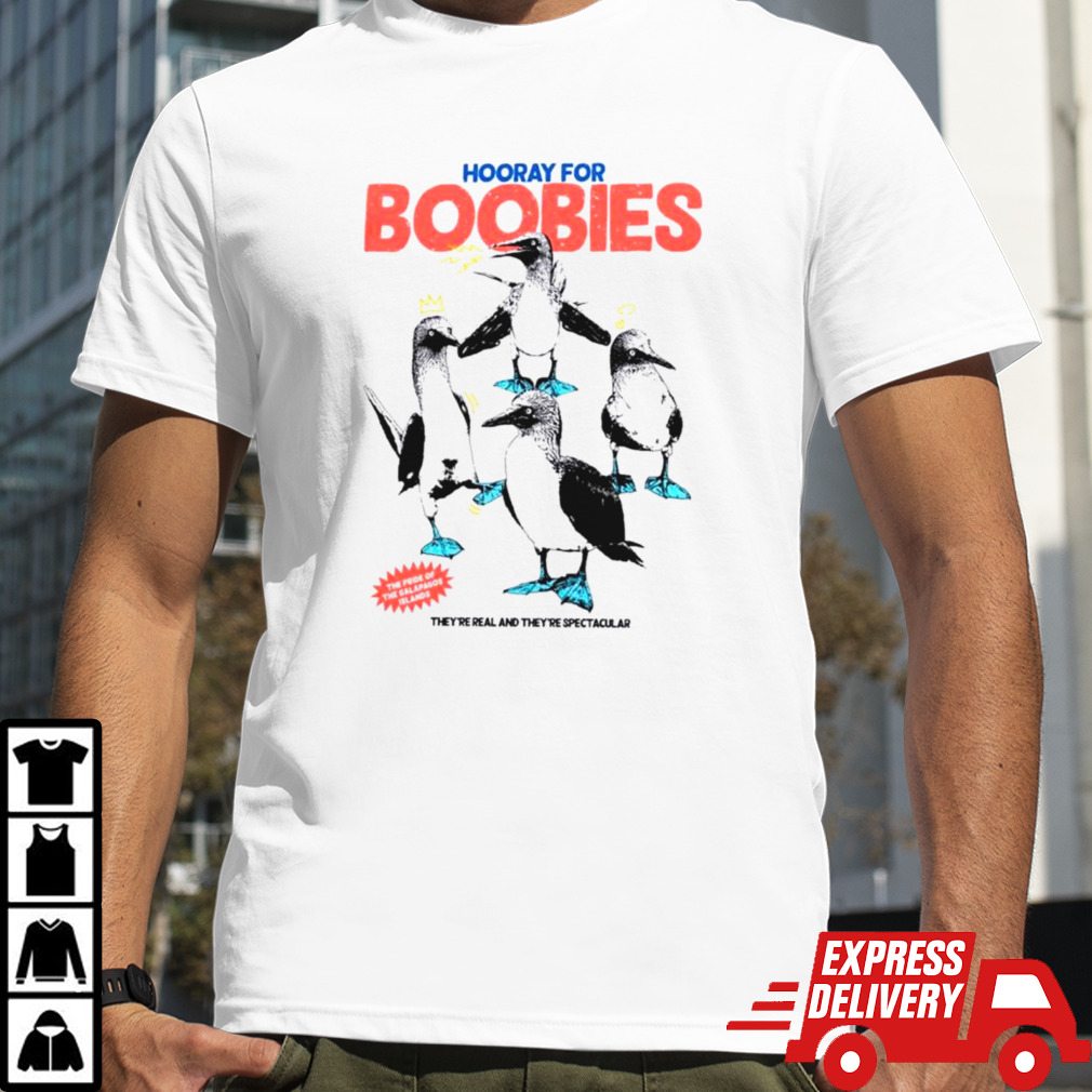 Hooray for boobies shirt