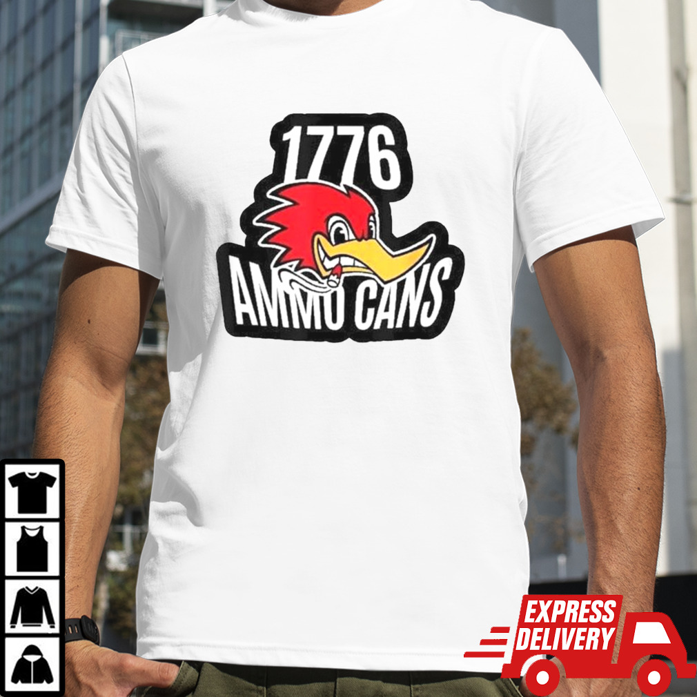 Hot Rod Woodpecker Ammo Cans 1776 T-shirt