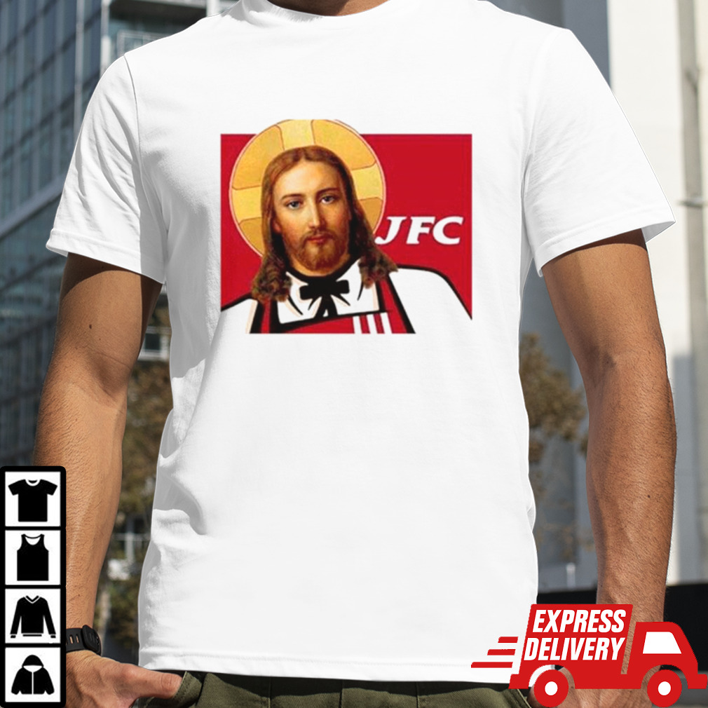 JFC Jesus Fried chicken parody shirt