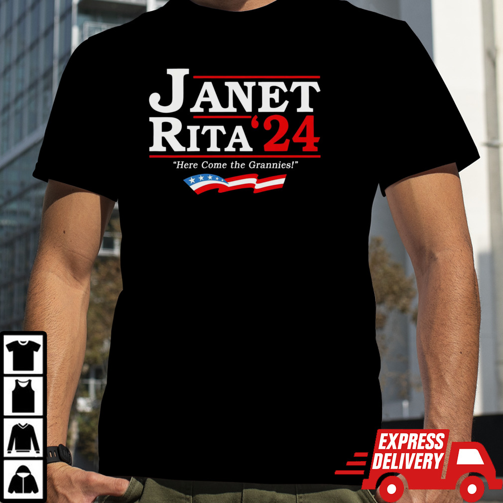 Janet rita 24 here come the grannies shirt