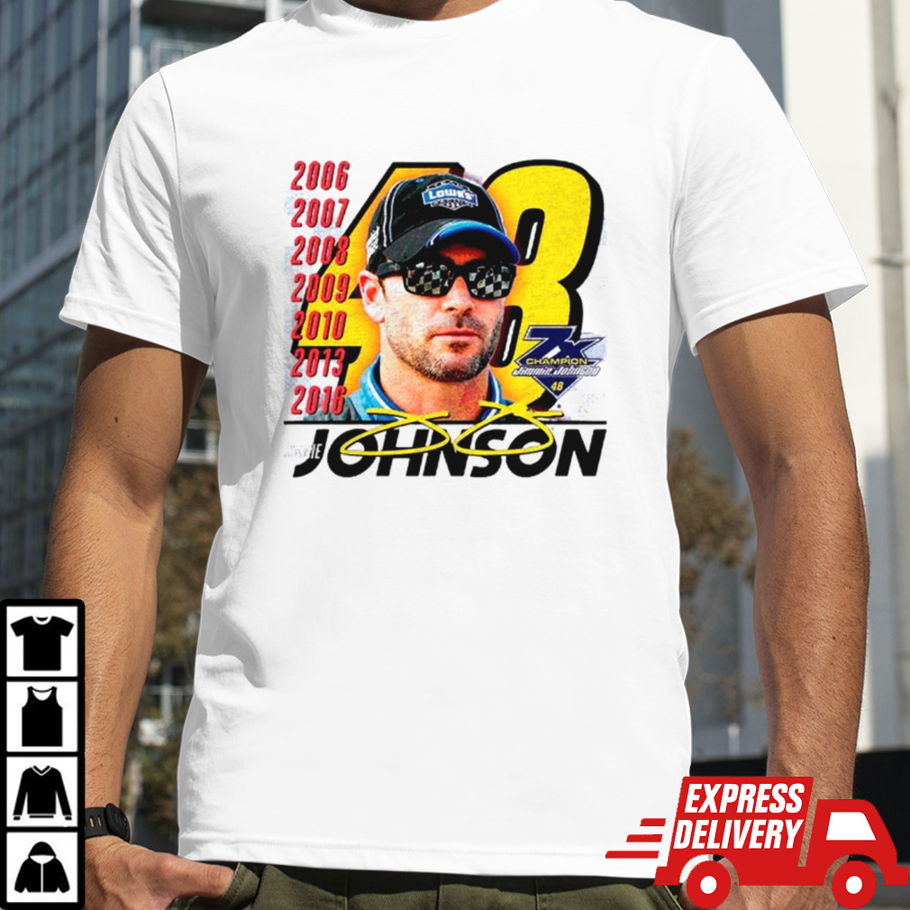 Jimmie Johnson 7-Time Champ vintage shirt